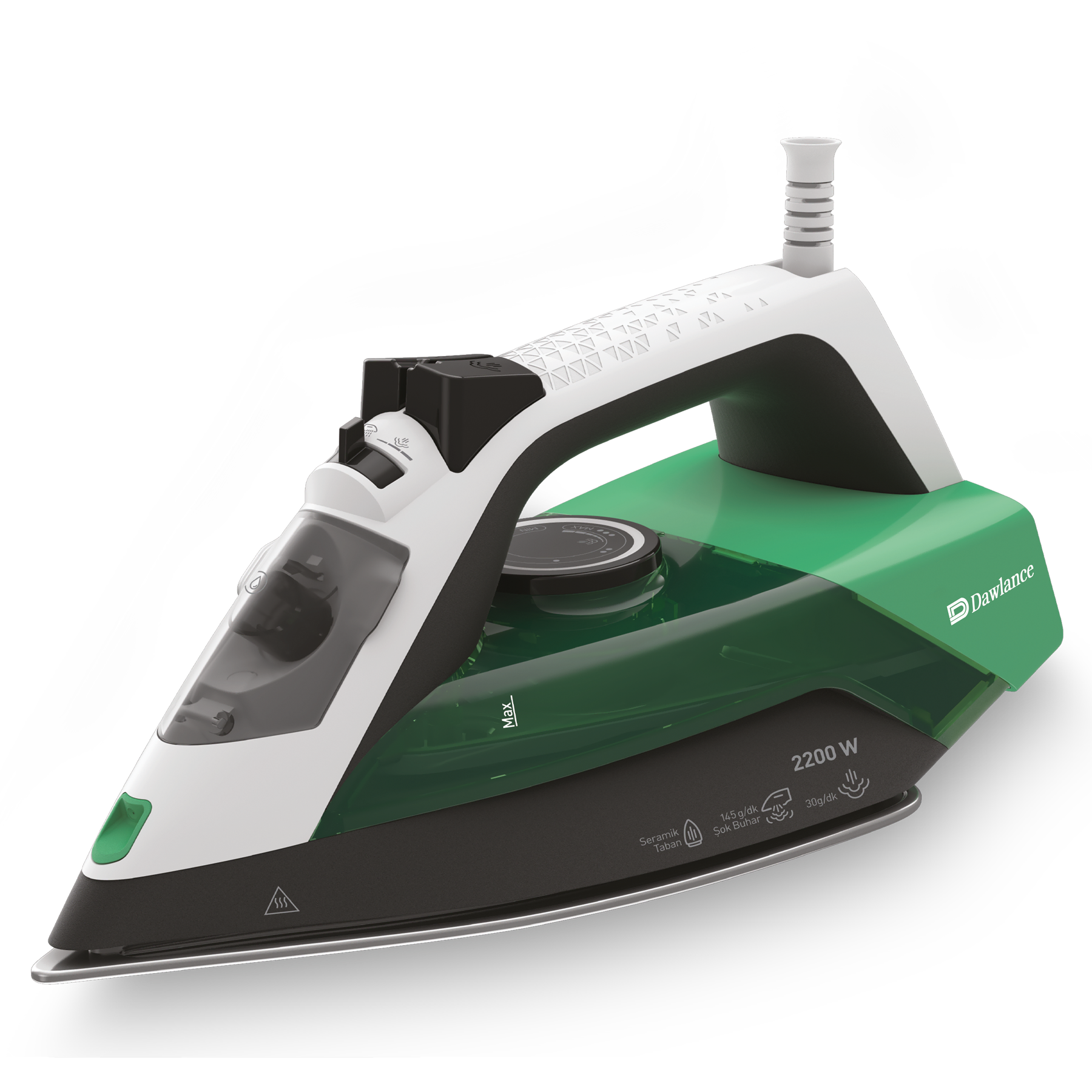 Dawlance DWSI 3122 T Steam Iron – 2200W, Ceramic Soleplate
