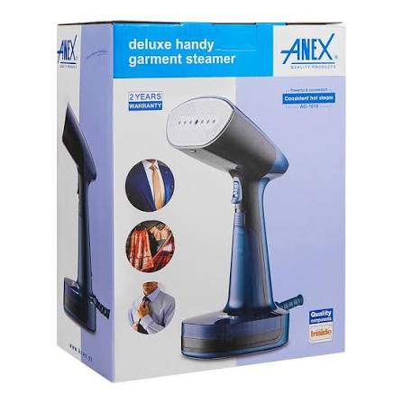 Anex AG-1019 Deluxe Handy Garment Steamer – 1600-1900W