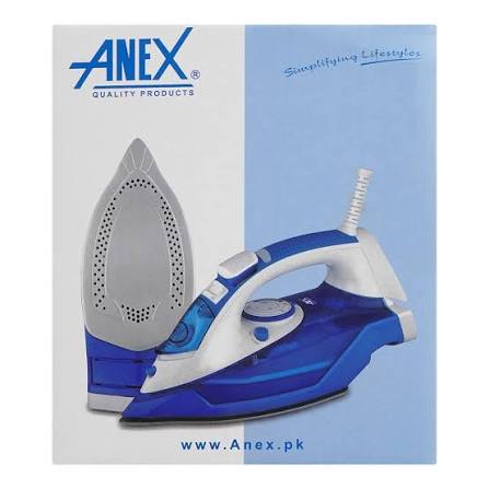 Anex AG-1028 Steam Iron – 2000-2400W, 2 Years Warranty
