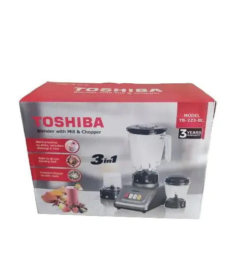Luminar Toshiba Blender Grinder 3 in 1 LM-223-BL