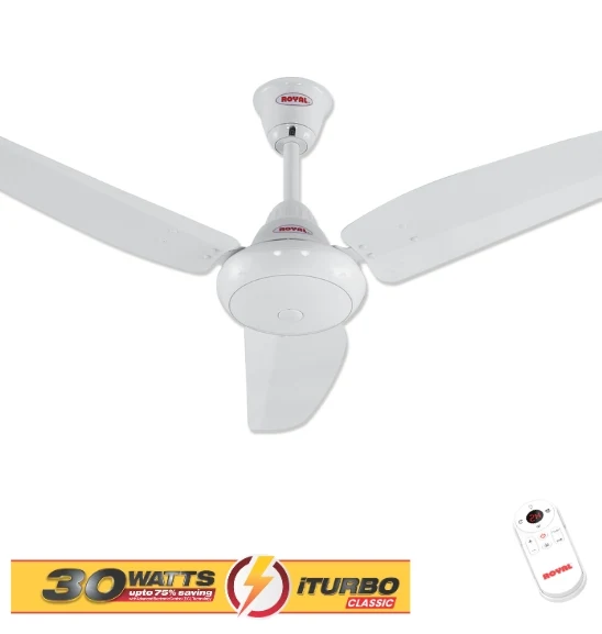 Royal Fans Opal iTurbo Classic 30 Watts Fan - 56 Inch
